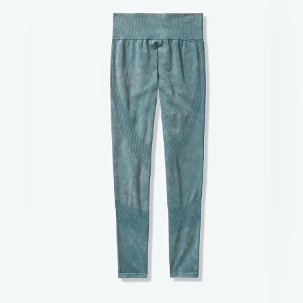 PINK Seamless High-waisted Leggings in Blue Wash - Picture 3 of 6